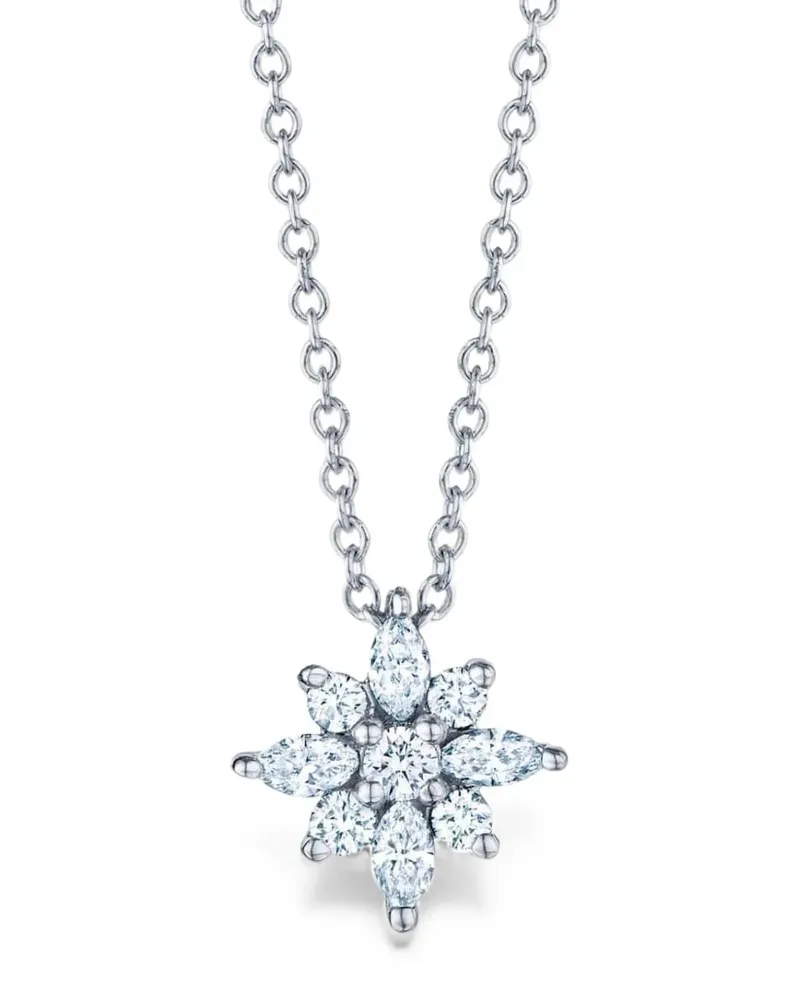 KWIAT Halskette mit Diamant und Sternmotiv - Silber Silber