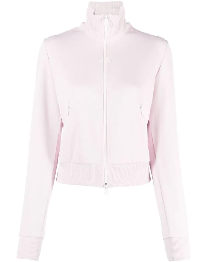 Courrèges Sweatshirt mit Reißverschluss - Rosa Rosa