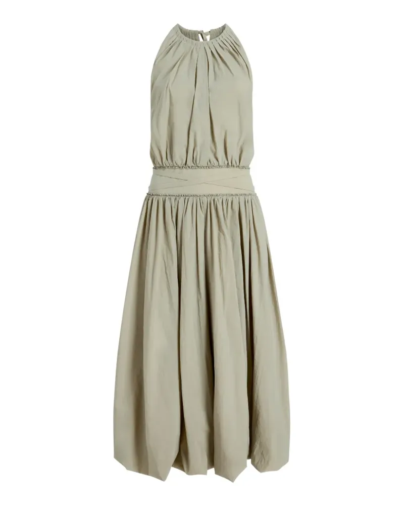 Proenza Schouler Midikleid mit Neckholder - Grün Grün