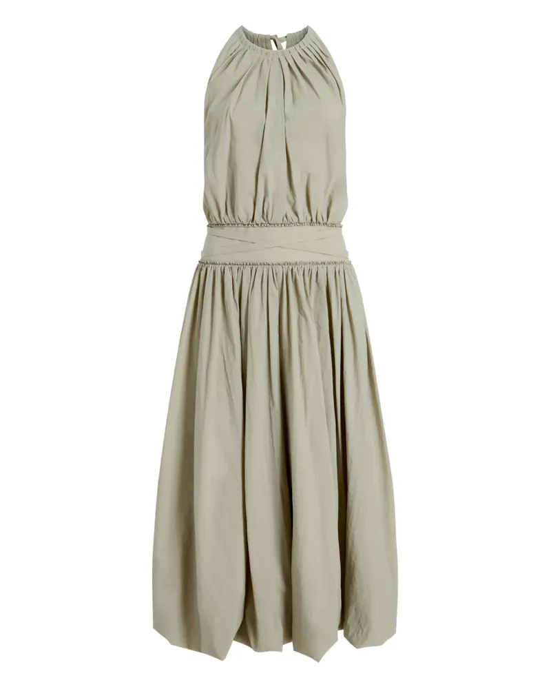 Proenza Schouler Midikleid mit Neckholder - Grün Grün