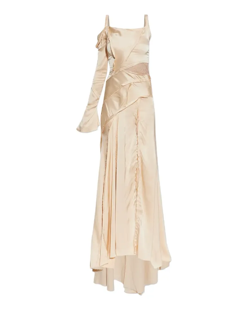 Blumarine satin dress - Nude Nude