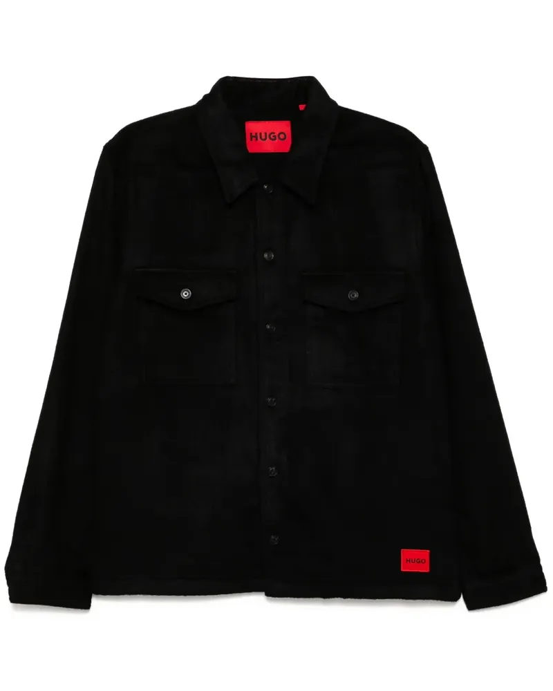 HUGO BOSS Klassisches Hemd - Schwarz Schwarz
