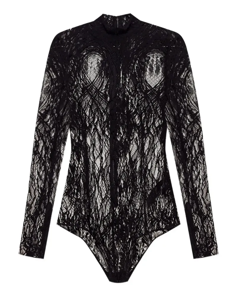 Balmain Body mit Stehkragen - Schwarz Schwarz
