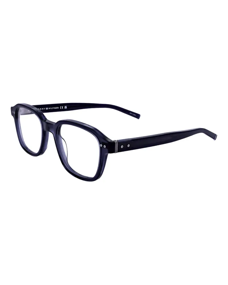 Tommy Hilfiger Brille mit eckigem Gestell - Blau Blau