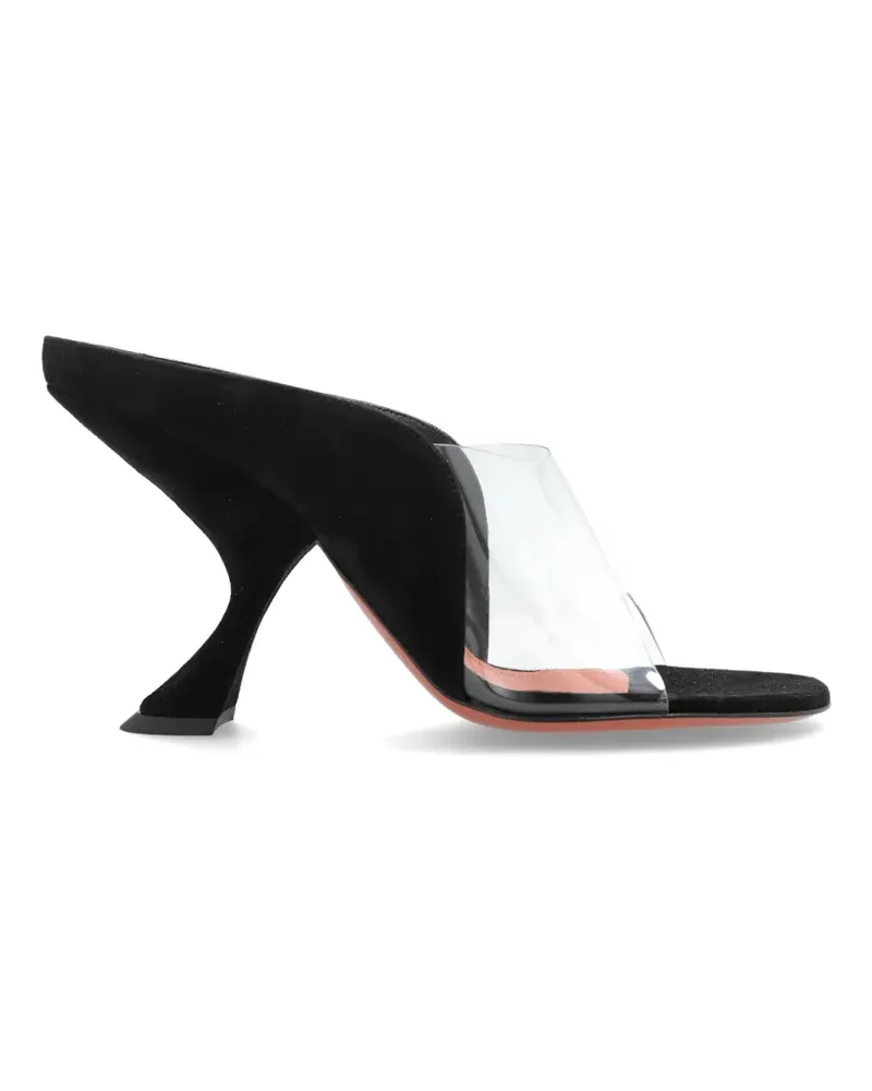 Amina Muaddi Mackenzie Sandalen - Schwarz Schwarz