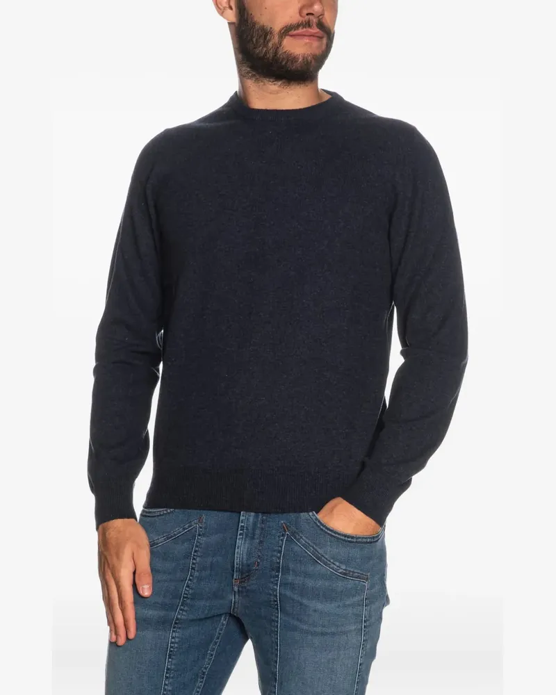 Gran Sasso Pullover mit rundem Ausschnitt - Blau Blau