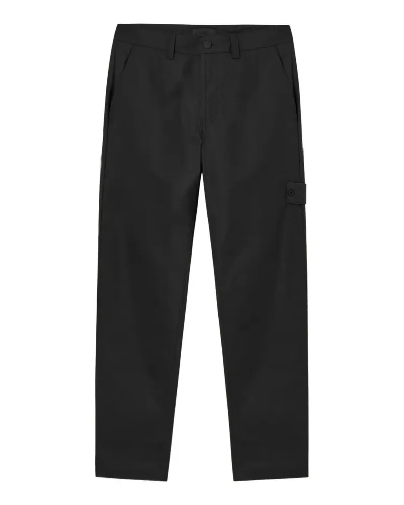 Stone Island Hose mit aufgesetzten Taschen - Schwarz Schwarz