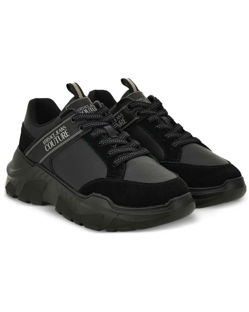 Versace Jeans Sneakers mit dicker Sohle - Schwarz Schwarz