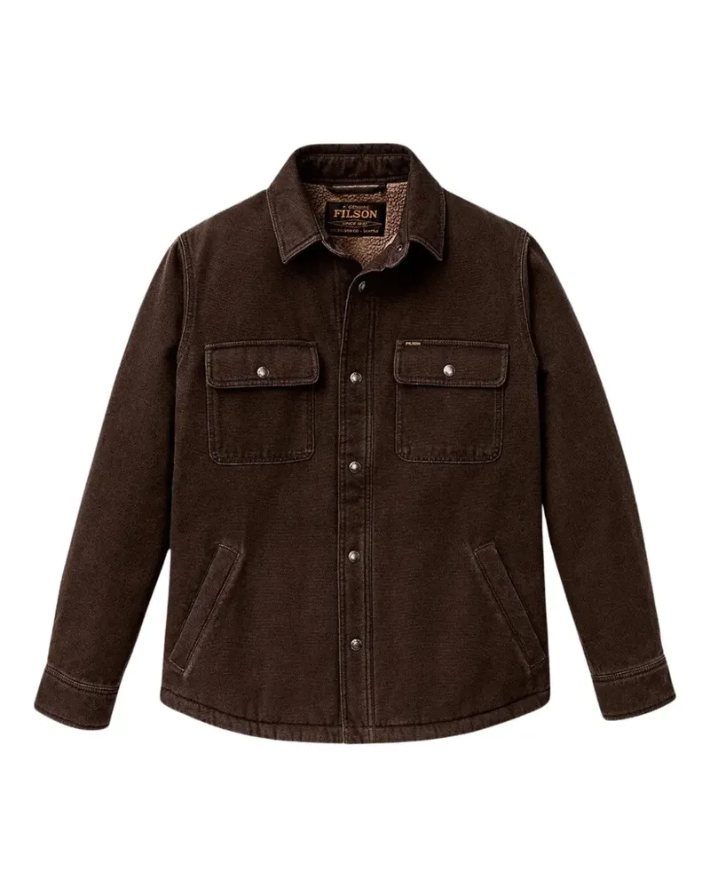 Filson Hemdjacke mit Fleece-Futter - Braun Braun