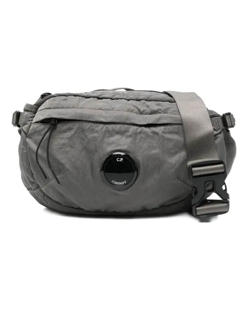 C.P. Company Gürteltasche mit Linsen-Detail - Grau Grau