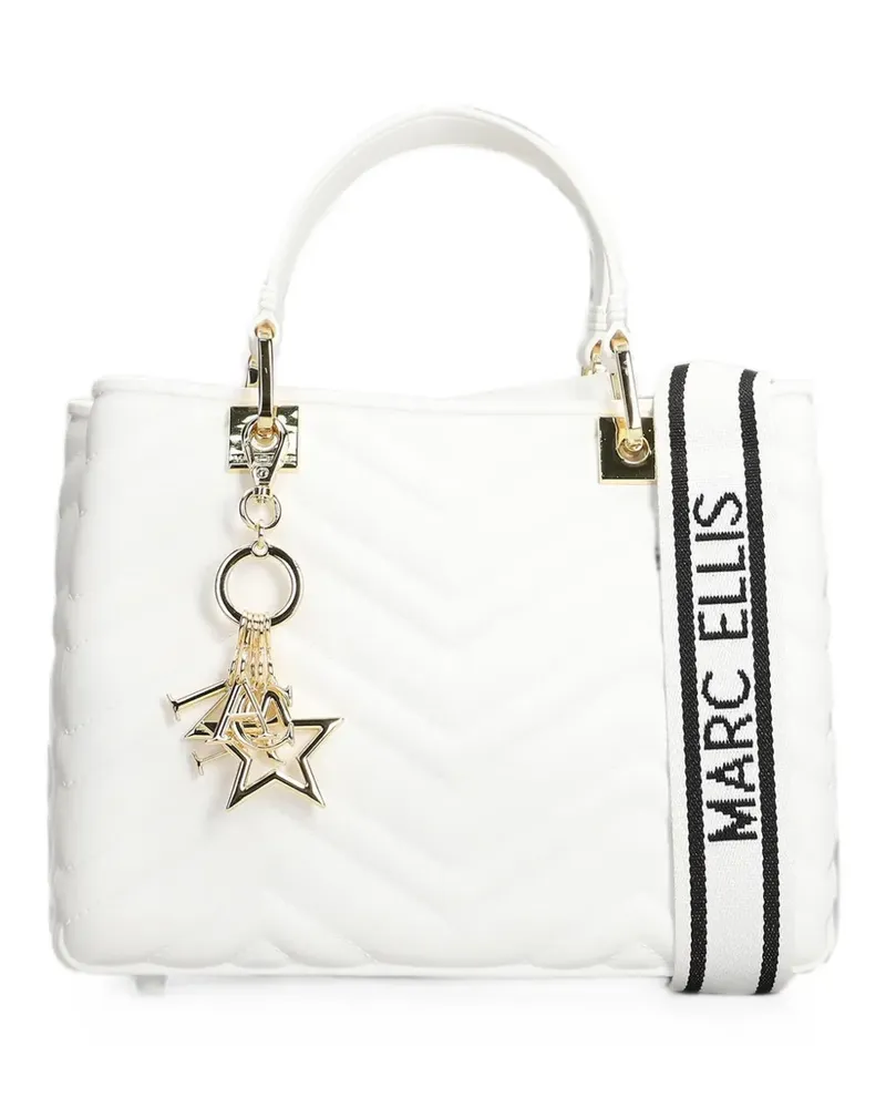MARC ELLIS Mittelgroße Krissy Wave Tote Bag - Weiß Weiß