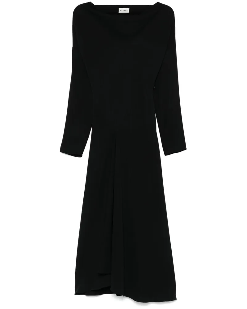 P.A.R.O.S.H. P.A.R.O H. Poker Midikleid - Schwarz Schwarz