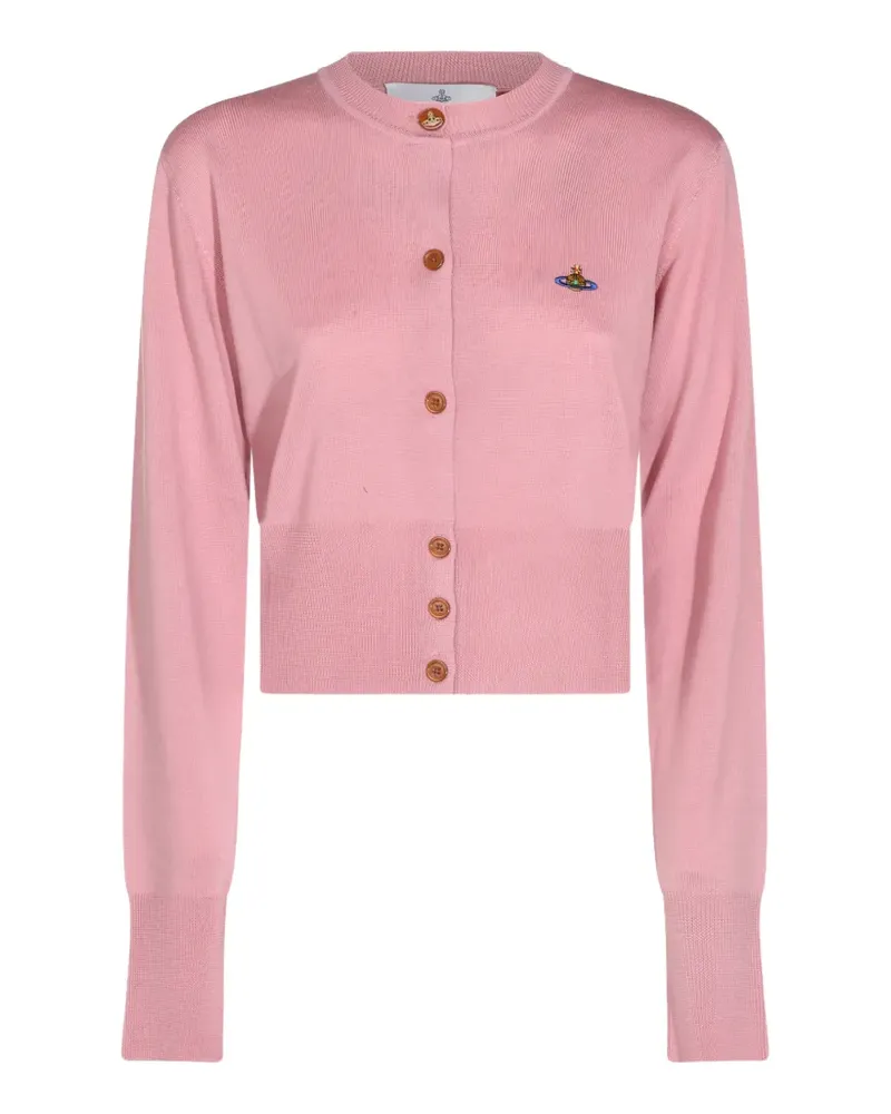 Vivienne Westwood Bea Cropped-Cardigan - Rosa Rosa