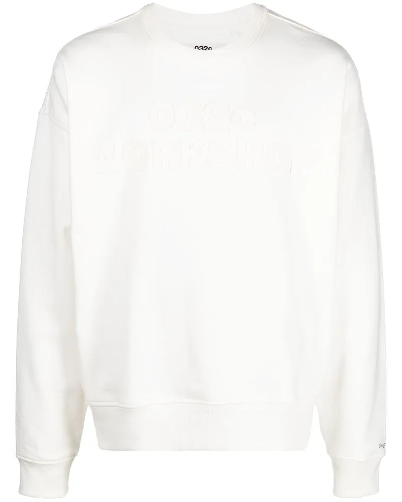 032c Sweatshirt mit Logo-Print Nude