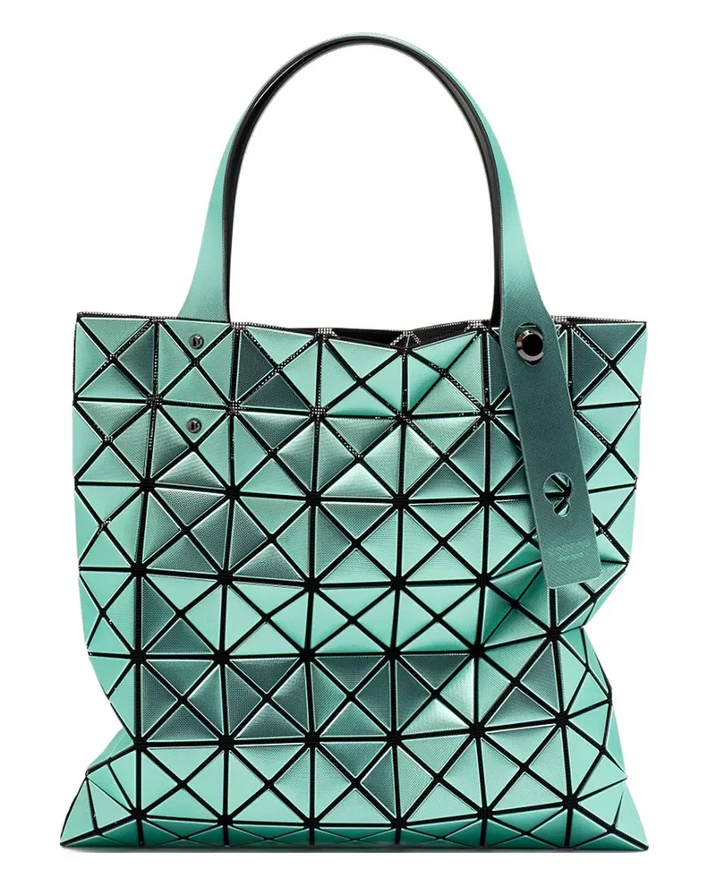 Issey Miyake Geometrisch gemusterter Platinum Tote Bag - Grün Grün