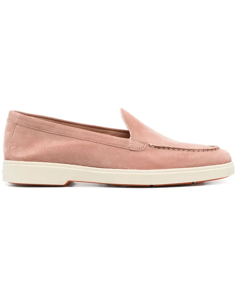Santoni Loafer aus Wildleder - Rosa Rosa
