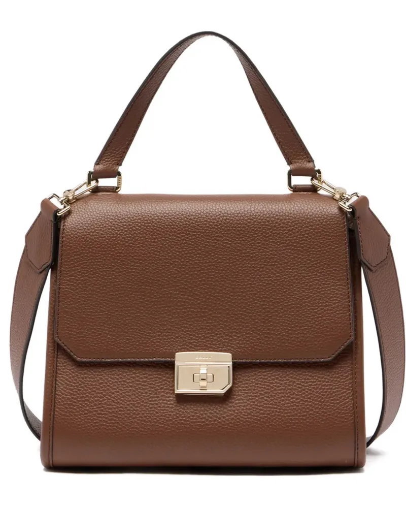 Bally Handtasche aus strukturiertem Leder - Braun Braun