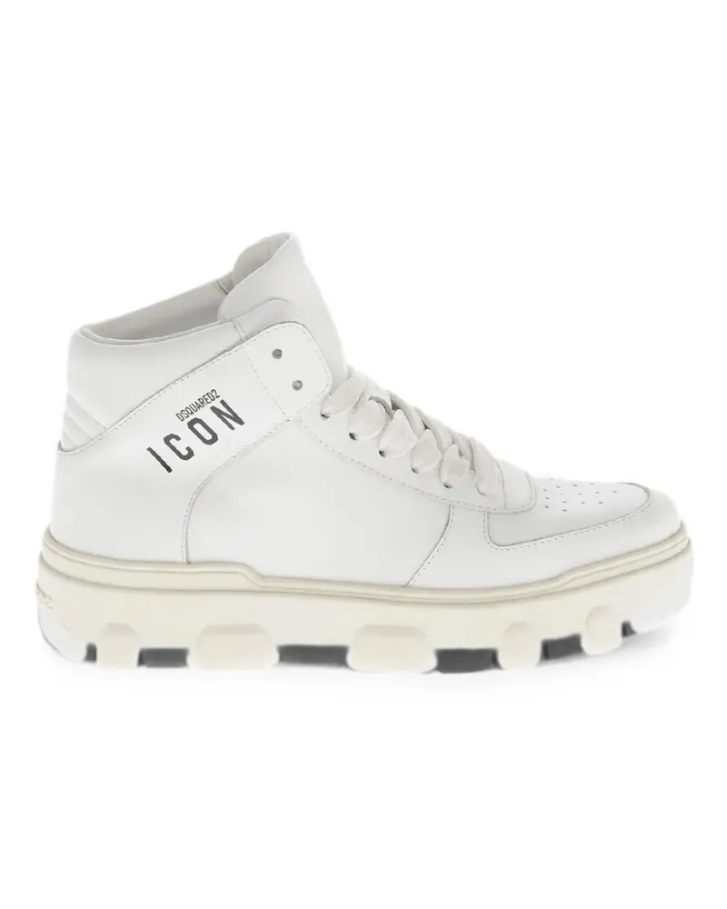 Dsquared2 Icon high-top sneakers - Weiß Weiß