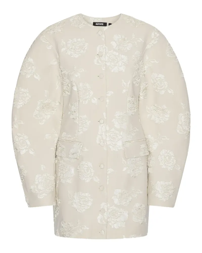 ROTATE Birger Christensen Minikleid aus Jacquard - Nude Nude