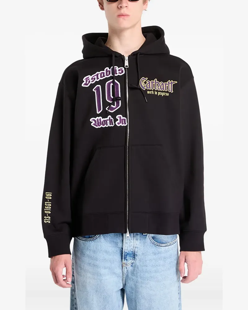 Carhartt WIP logo-print hoodie - Schwarz Schwarz