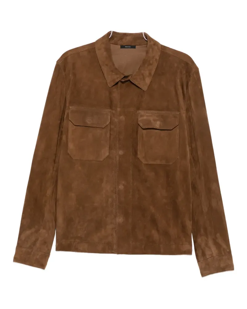 Tom Ford Hemdjacke aus Wildleder - Braun Braun
