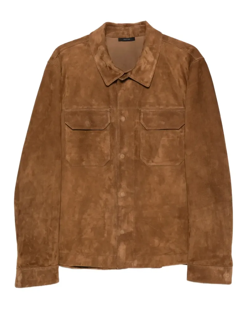 Tom Ford Hemdjacke aus Wildleder - Braun Braun
