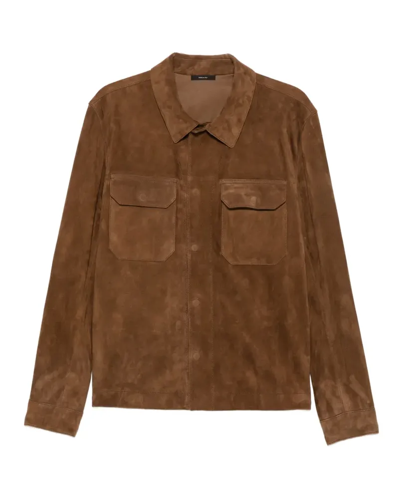 Tom Ford Hemdjacke aus Wildleder - Braun Braun
