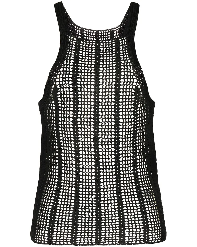 Dion Lee Gestricktes Top - Schwarz Schwarz