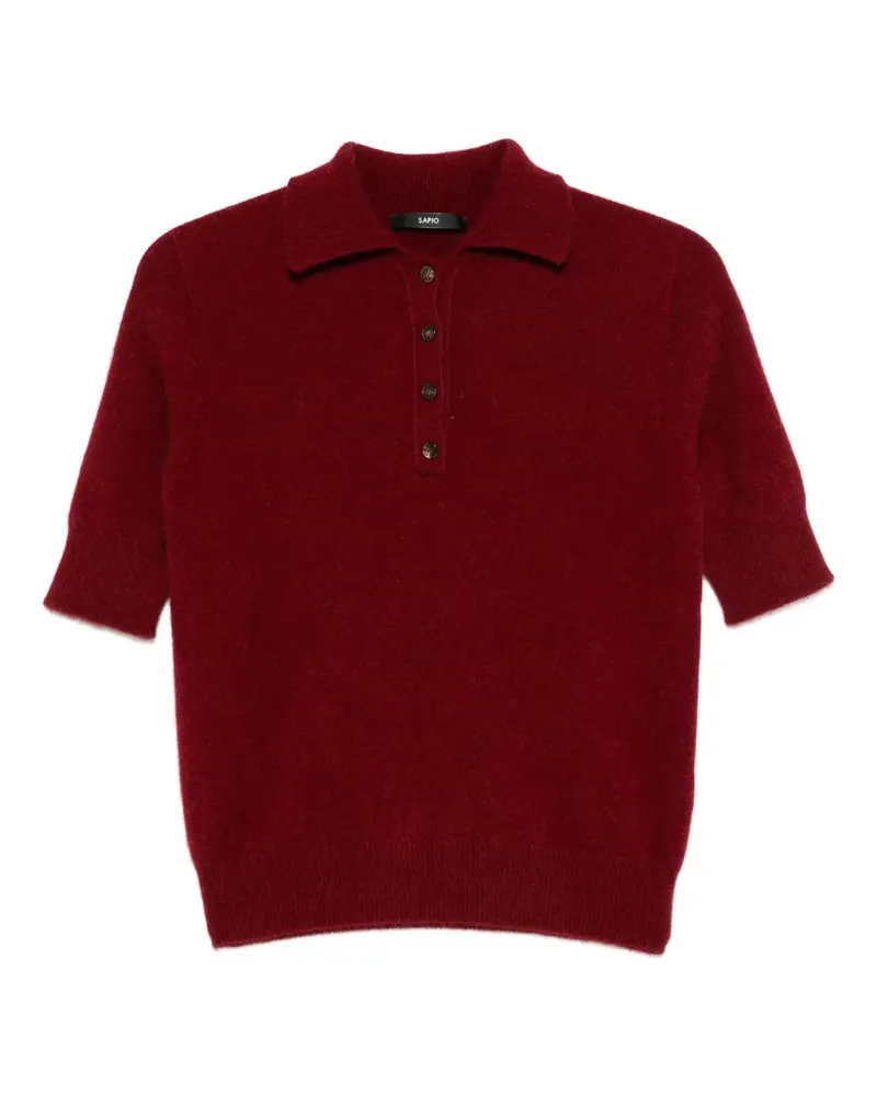 Sapio cotton polor top - Rot Rot