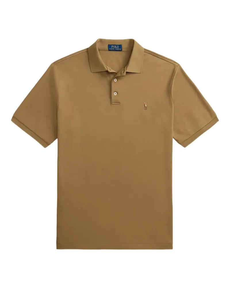 Ralph Lauren logo-embroidered short-sleeve polo shirt - Nude Nude