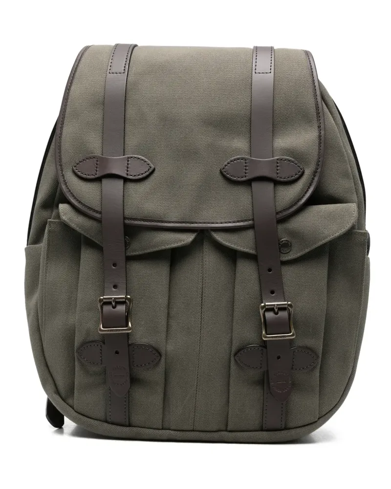 Filson Großer Rugged Twill Rucksack - Grün Grün