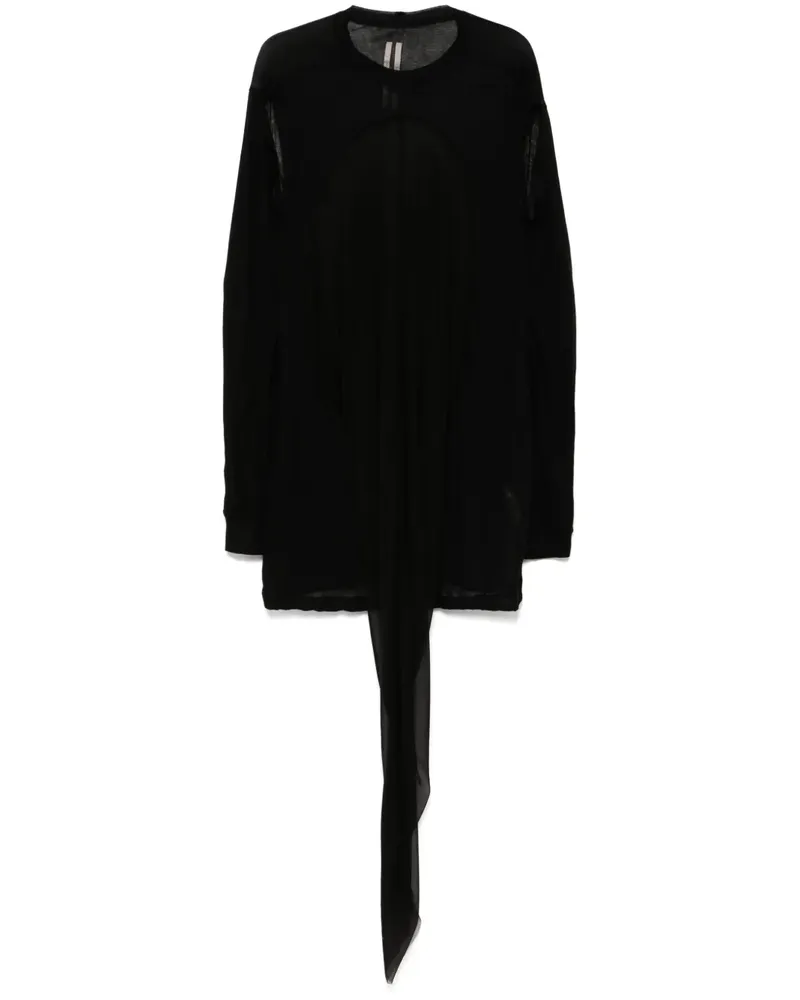 Rick Owens Drain T-Shirt - Schwarz Schwarz