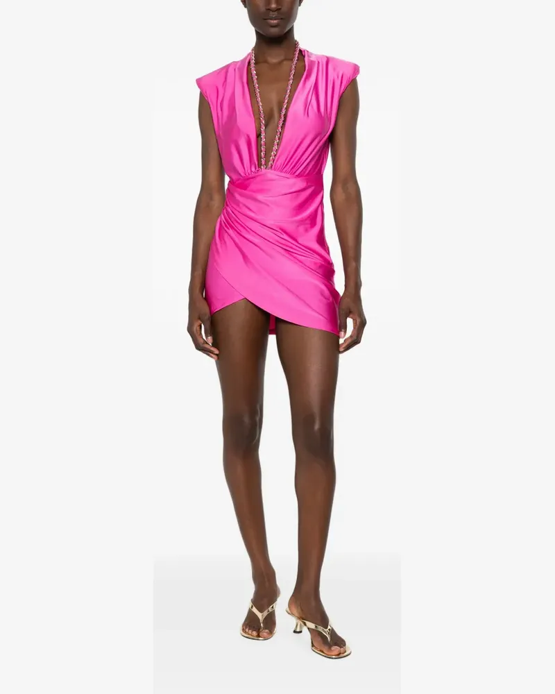 Amen chain-link draped mini dress - Rosa Rosa
