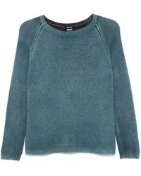 Avant Toi Handbemalter Pullover Blau