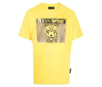 T-Shirt mit Tigerkopf-Print