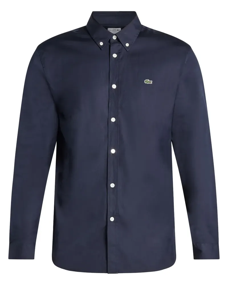 Lacoste Klassisches Hemd - Blau Blau