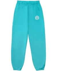 SPORTY & RICH Jogginghose mit Wappen Blau