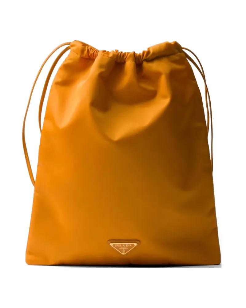 Prada Wish Re-Nylon pouch - Orange Orange