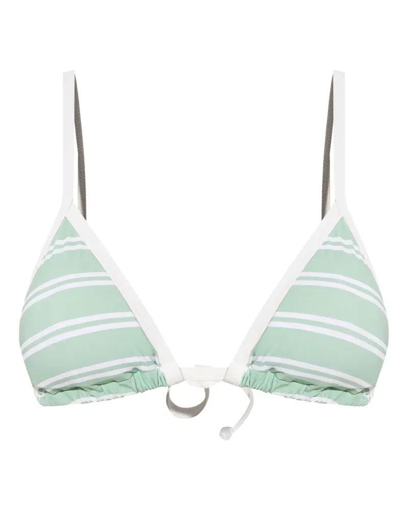 Marysia Gestreifter Bikini - Grün Grün