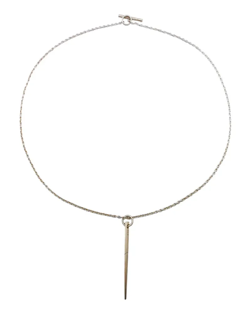 Parts Of Four Spike chain necklace - Silber Silber