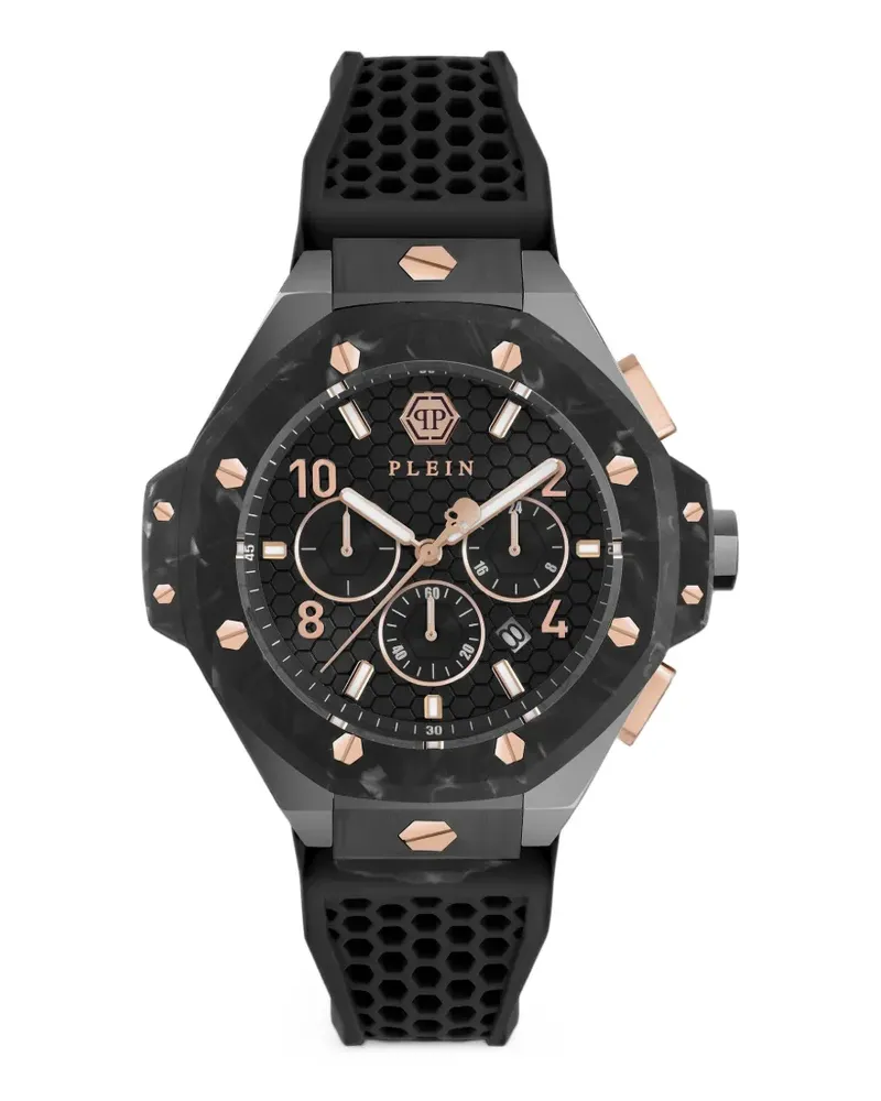 Philipp Plein Chrono Roya 46mm watch - Schwarz Schwarz
