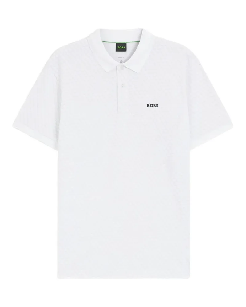 HUGO BOSS Poloshirt aus Baumwoll-Piqué - Weiß Weiß