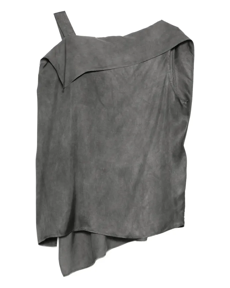 christian wijnants one-shoulder top - Grau Grau