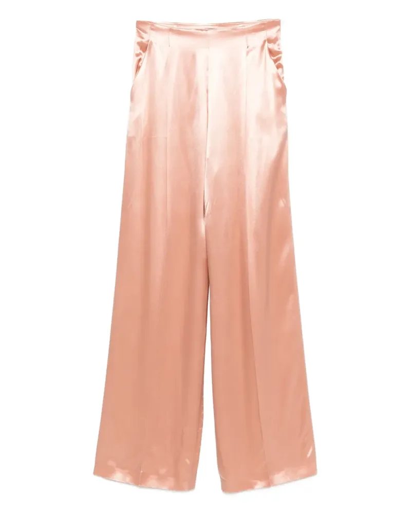 Alberta Ferretti Hose aus Satin - Rosa Rosa