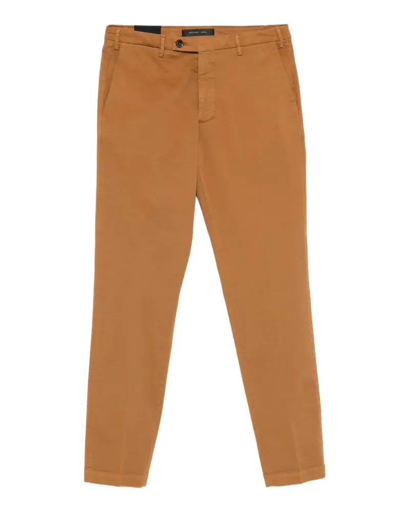 MICHAEL COAL belt-loop trousers - Braun Braun