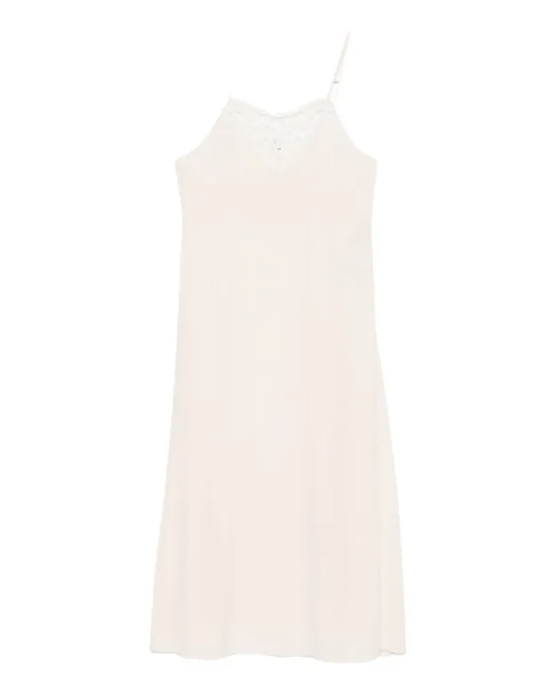 Chloé lace-trim midi dress - Rosa Rosa