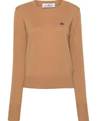 Vivienne Westwood Pullover mit Orb-Stickerei Nude