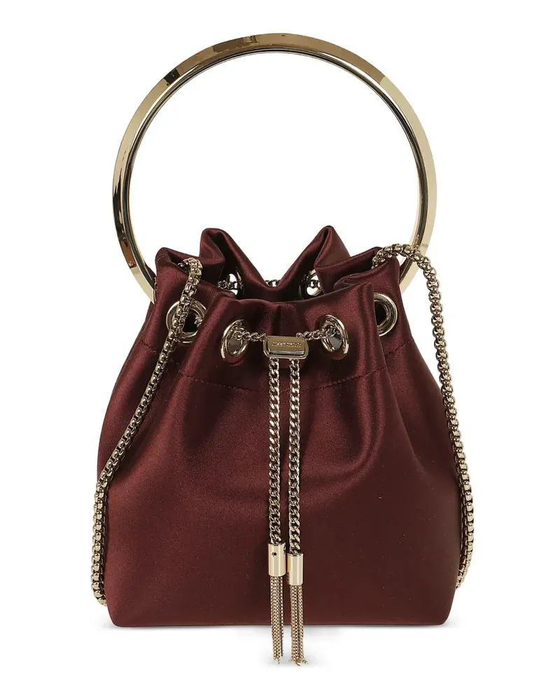 Jimmy Choo Bon Bon Tote Bag mit Ringgriff - Rot Rot