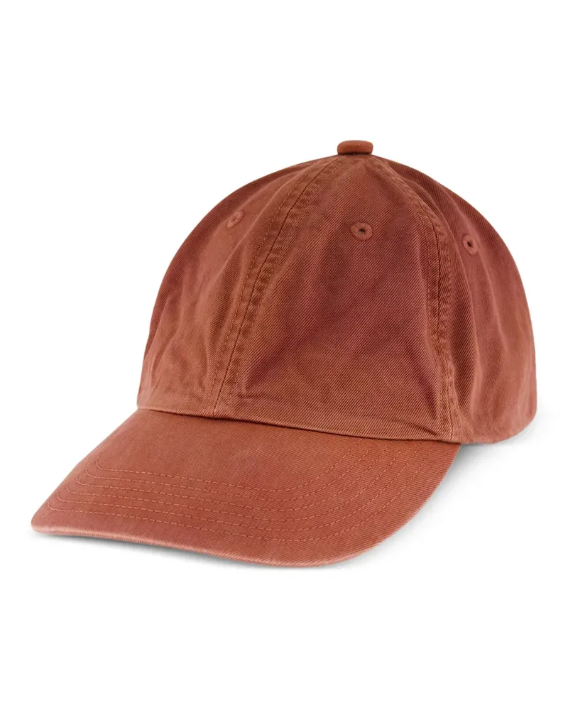 AURALEE six-panel cotton cap - Braun Braun