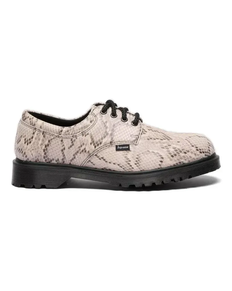Dr.Martens x Supreme snakeskin-effect shoes - Nude Nude